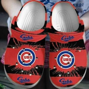 Chicago Cubs Personalized Crocs Logo