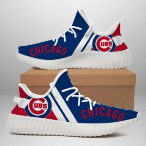 Chicago Cubs Sneakers Big Logo Yeezy Shoes