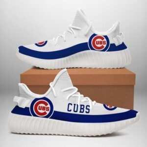 Chicago Cubs 3D Yeezy Men And Women Sports Shoes Beautiful And Comfortable