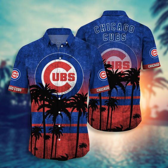 MLB Chicago Cubs T-shirt Hawaiian - Cubsfanstore.com