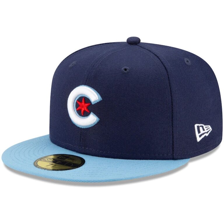 Men's Chicago Cubs New Era Navy/Light Blue 2021 City Connect 59FIFTY